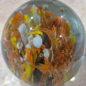 Handblown glass paperweight